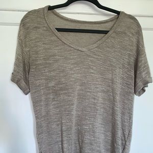 Brown tee